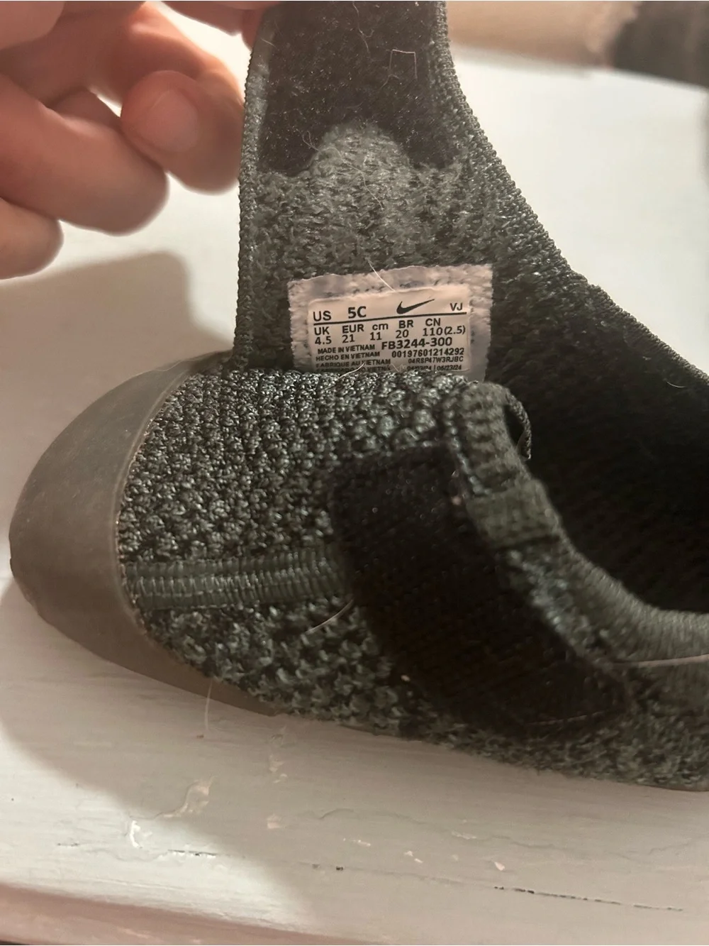 Nike toddler barely